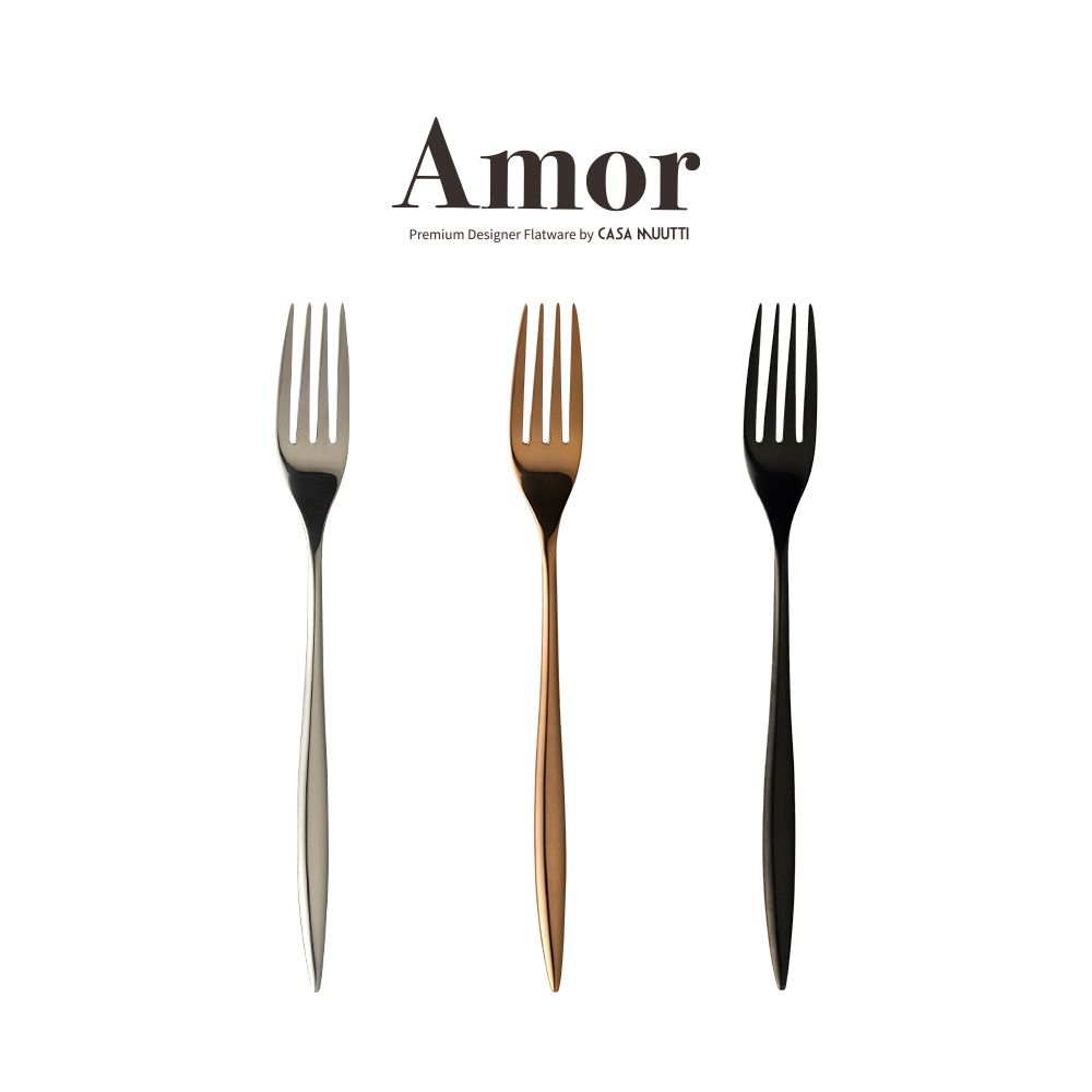 까사무띠 아모르 티타늄 커트러리 양식기 카페 브런치 레스토랑 / 디너포크
