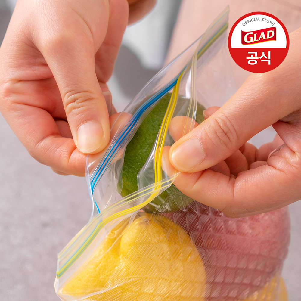 글래드 늘어나는 매직백 샌드위치 지퍼백 비닐팩 S(소형), 100매, 5개 이미지 8
