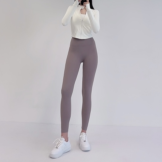 로라벨 자체제작 런 요가 레깅스 바지 필라테스복 여성 요가복 필라테스 하의 하이웨스트 옷 상세 이미지 44