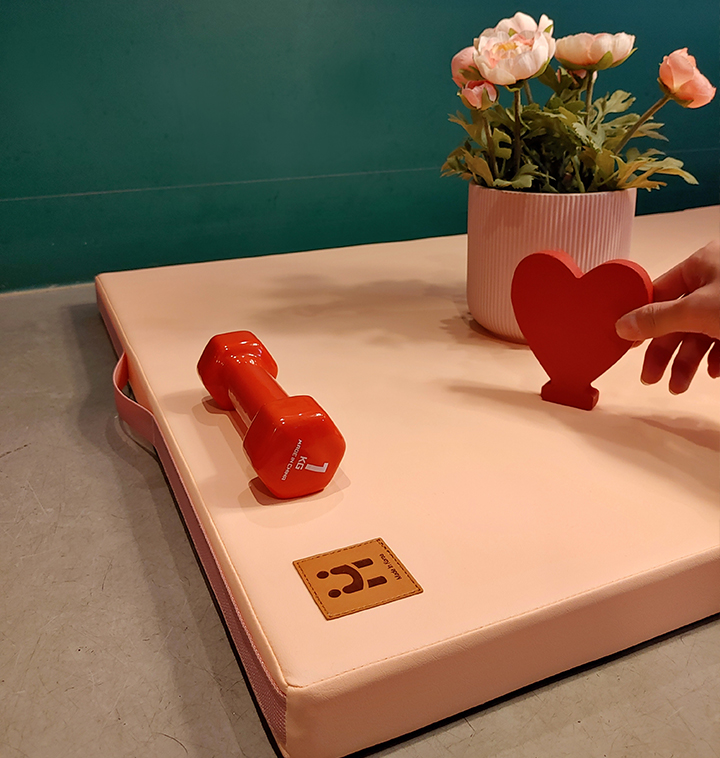 홈베스트 요가매트 두꺼운 접이식 운동매트 홈트 헬스 필라테스