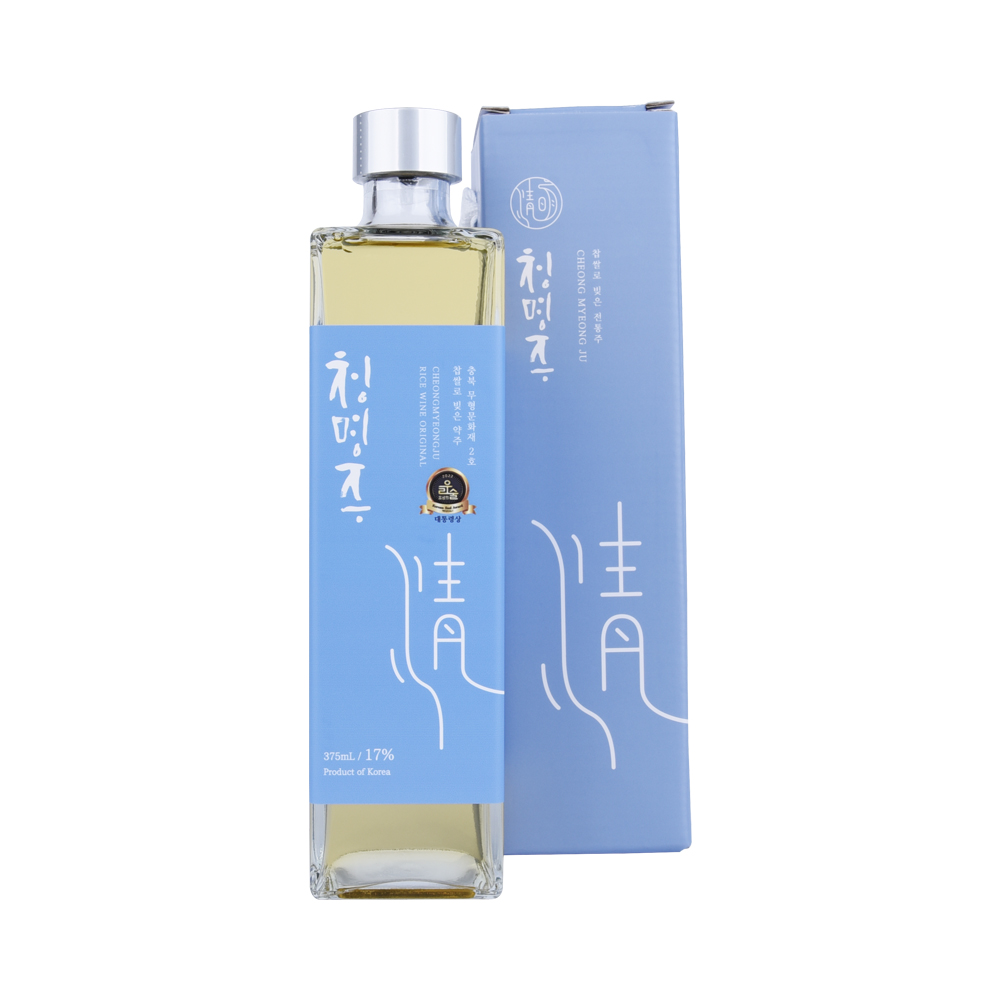 술픽 중원당 청명주 약주 17도 375ml 22년 우리술품평회 대통령상 - 메인 이미지