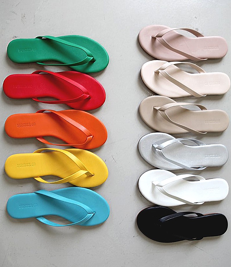 [리햅] 데일리 푹신쪼리 베이직 여자 슬리퍼 여름 조리 바캉스 여행신발 (230~250)