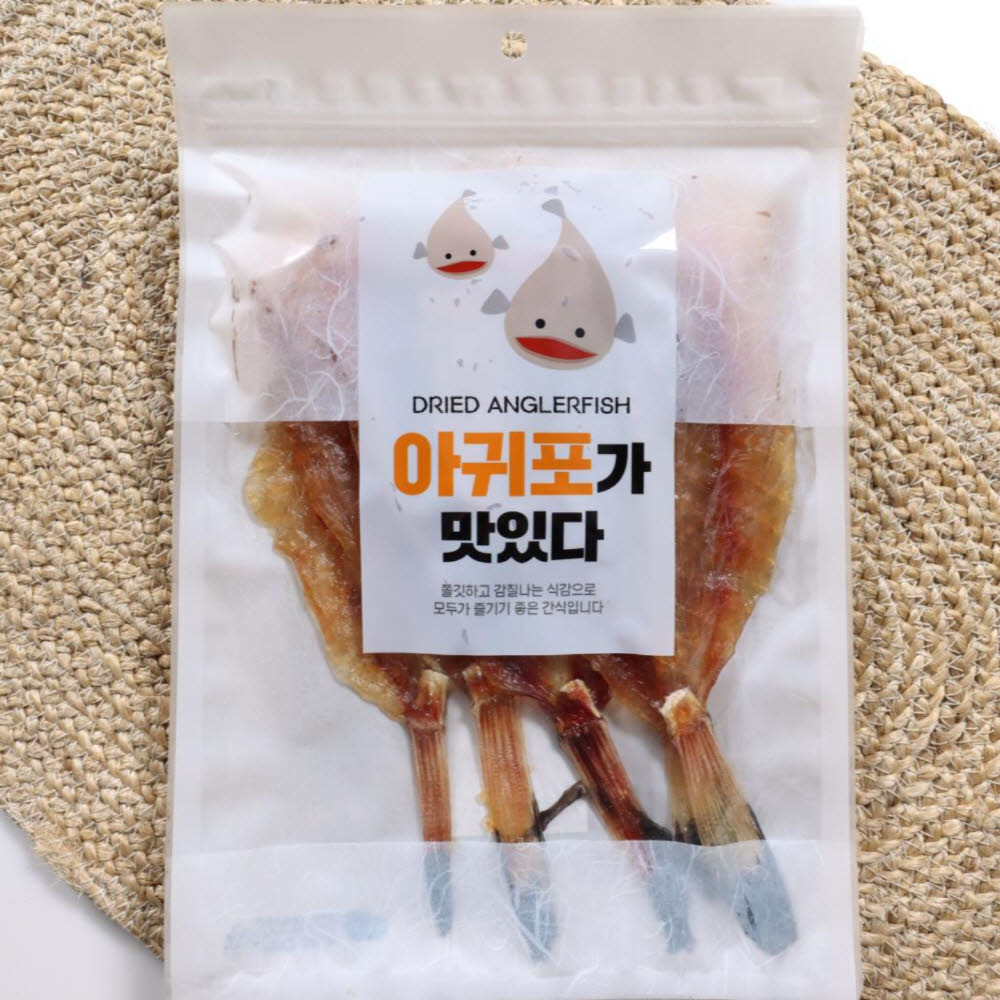쥐포 꼬리아귀포 건어물 구매 후기 추천