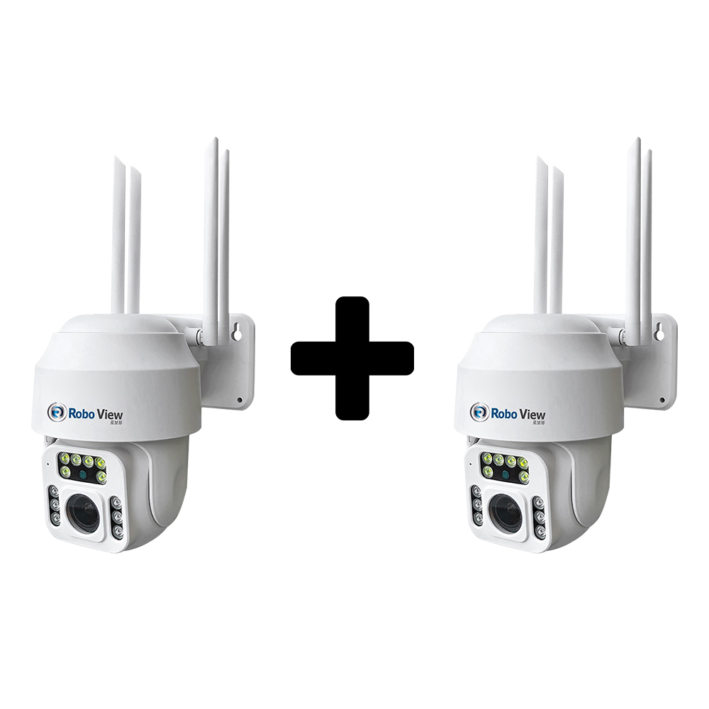글로벌아이넷 로보뷰 P3 2세트 홈 CCTV 캠 2.8mm-12mm 광학줌 QHD - 상품 이미지