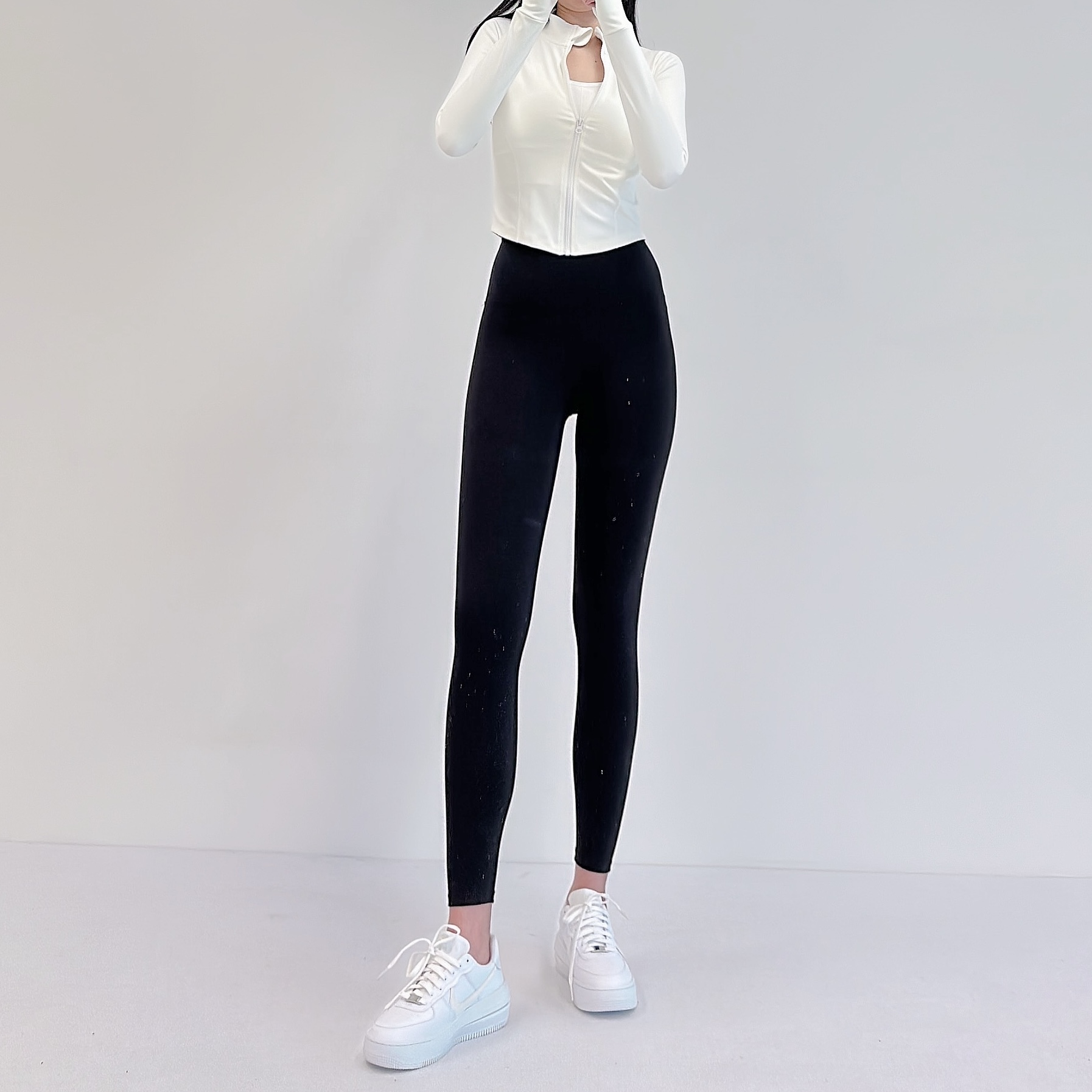 로라벨 자체제작 런 요가 레깅스 바지 필라테스복 여성 요가복 필라테스 하의 하이웨스트 옷 상세 이미지 71