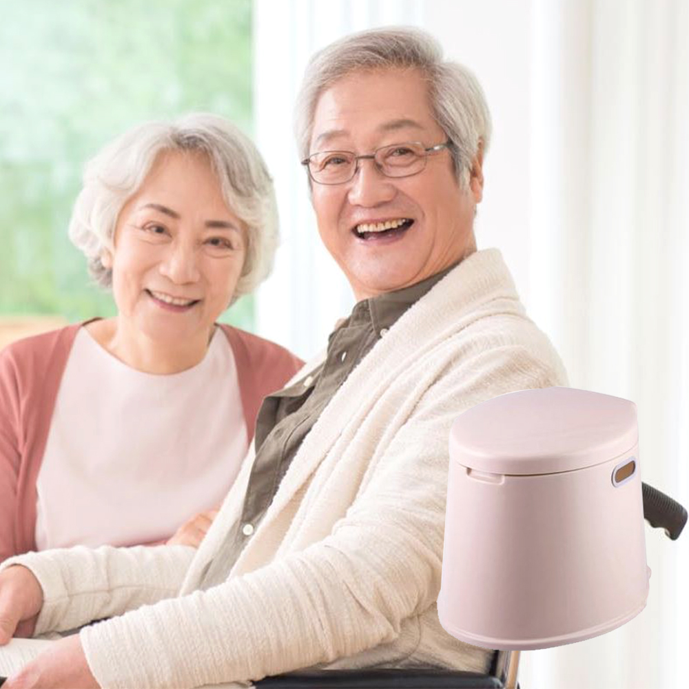 휴대용 화장실 간이 실외 커버 변기통 손잡이 이동식 여행 캠핑 부모님 어르신 환자 좌식