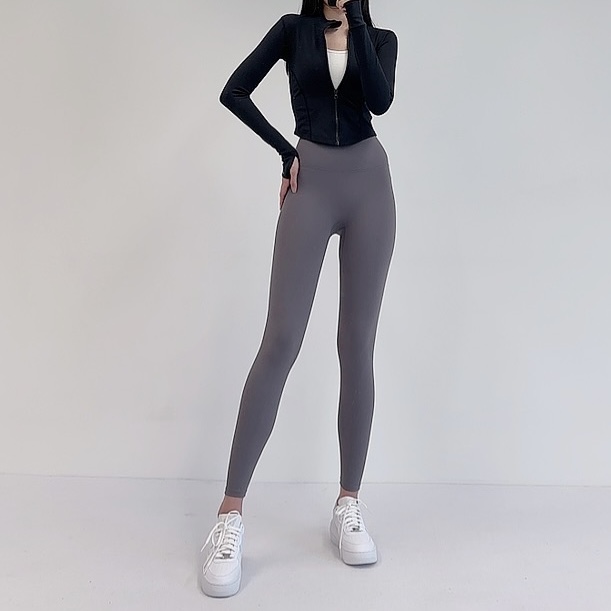 로라벨 자체제작 런 요가 레깅스 바지 필라테스복 여성 요가복 필라테스 하의 하이웨스트 옷 상세 이미지 65