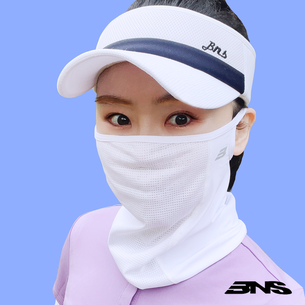밥앤스미스 골프 자외선차단 마스크 안면 햇빛가리개 기미 마스크 - 상세 이미지 2