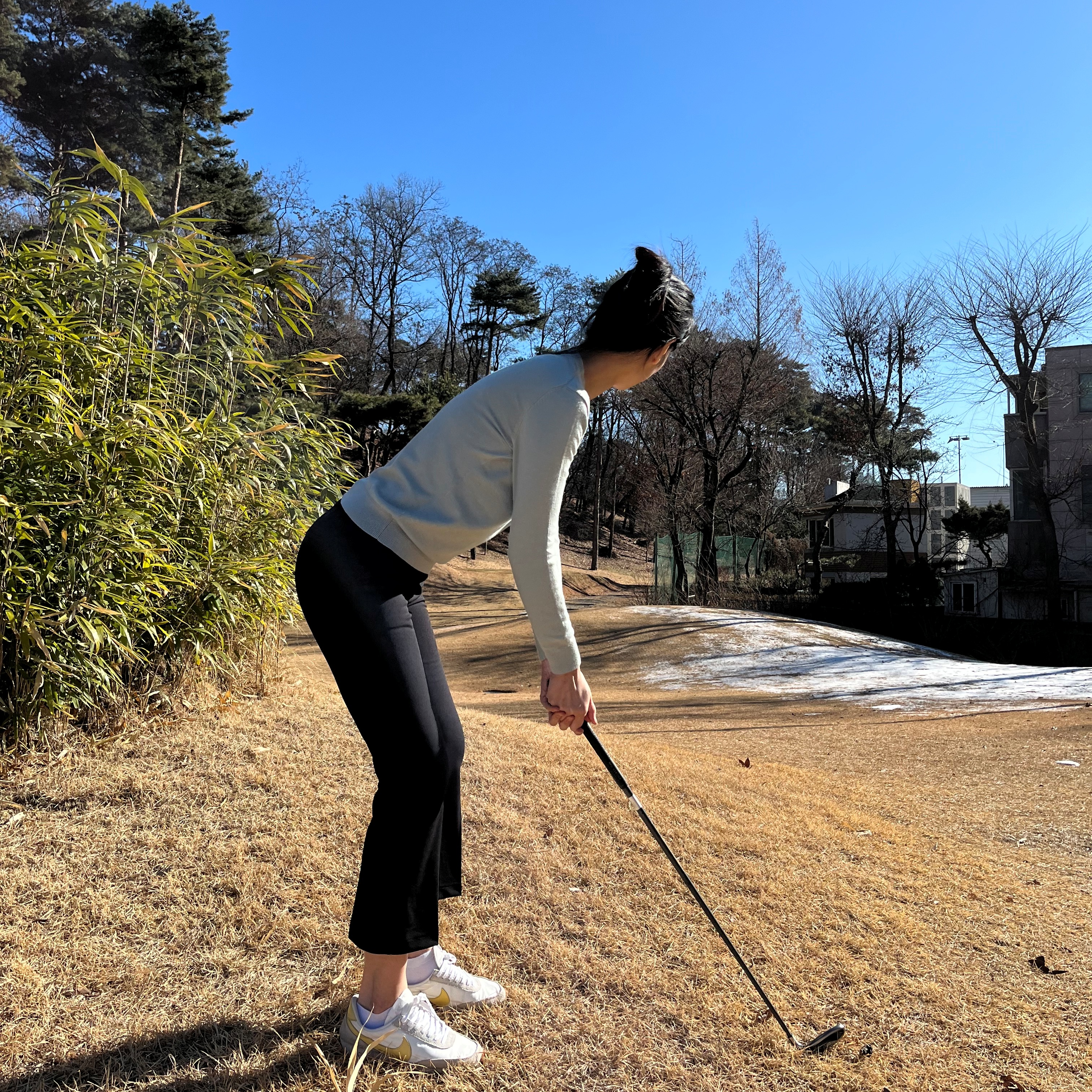 여성 봄 여름 골프바지 골프복 연습장복장 빅사이즈 골프웨어 VT까슬이 숏