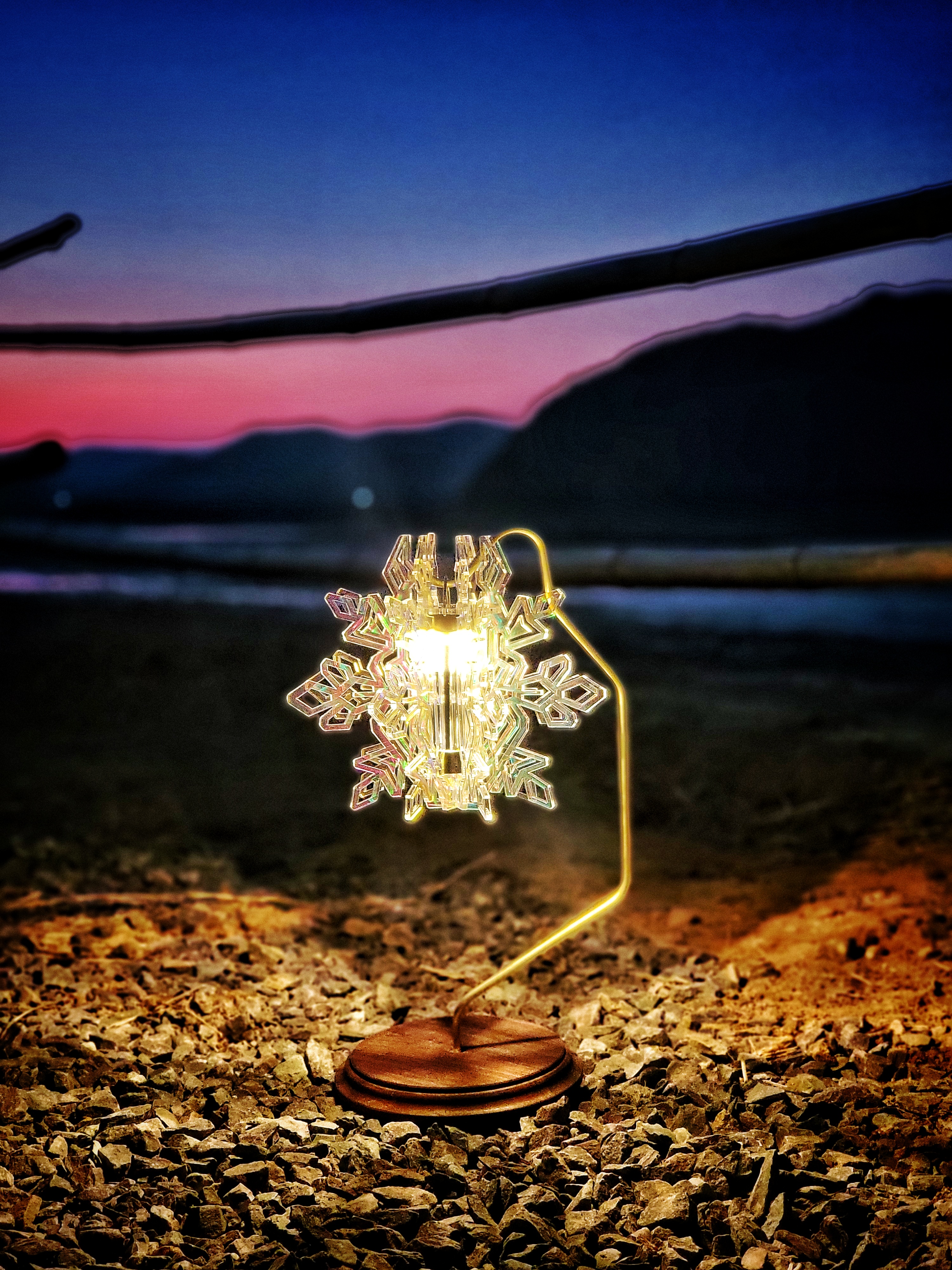 블랙독 골제로 루메나 쉐이드 랜턴 감성캠핑조명