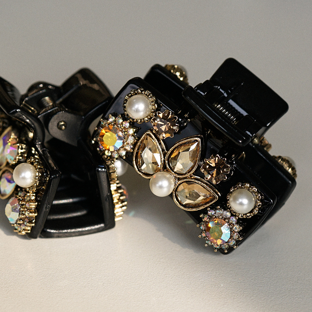 루드 클래식 블루밍 스몰 헤어클립 L23SSAC4