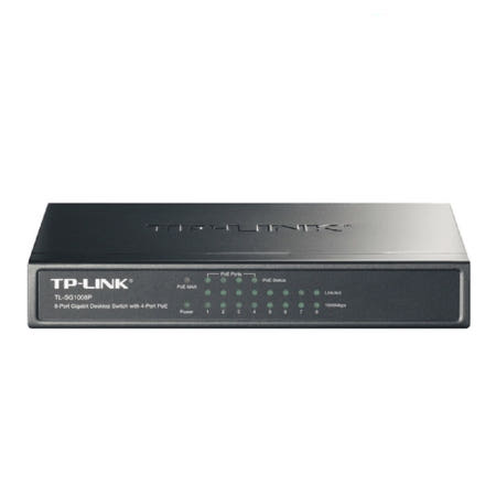 티피링크 8Port 4PoE 기가 스위칭허브 TL-SG1008P