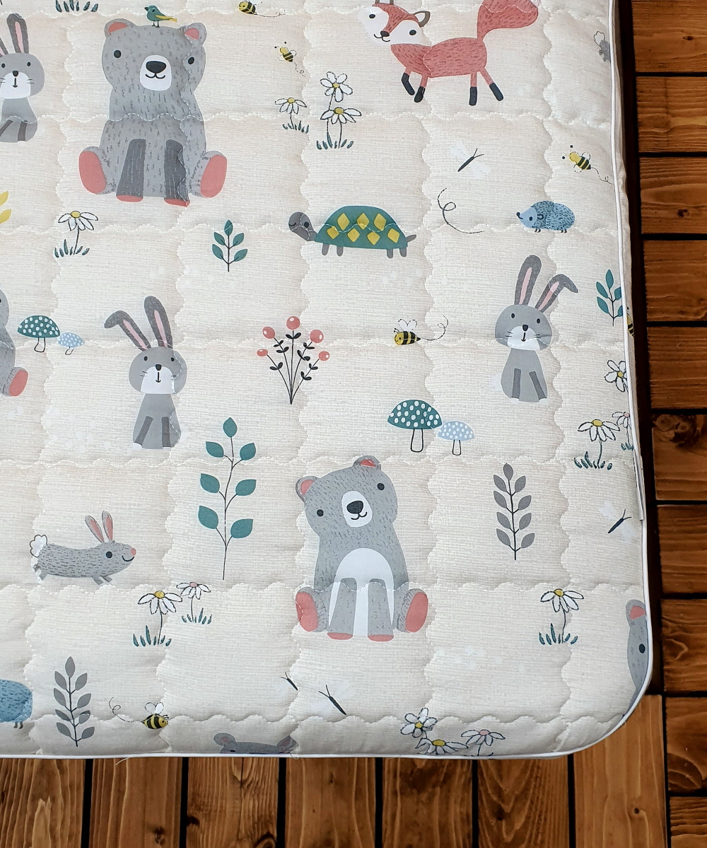 모달 누빔 침대 매트리스 커버 슈퍼싱글 맞춤