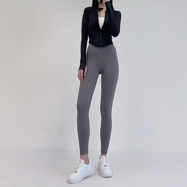 로라벨 자체제작 런 요가 레깅스 바지 필라테스복 여성 요가복 필라테스 하의 하이웨스트 옷 상세 이미지 62