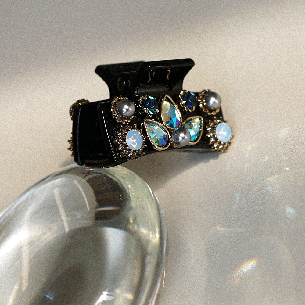 루드 클래식 블루밍 스몰 헤어클립 L23SSAC4