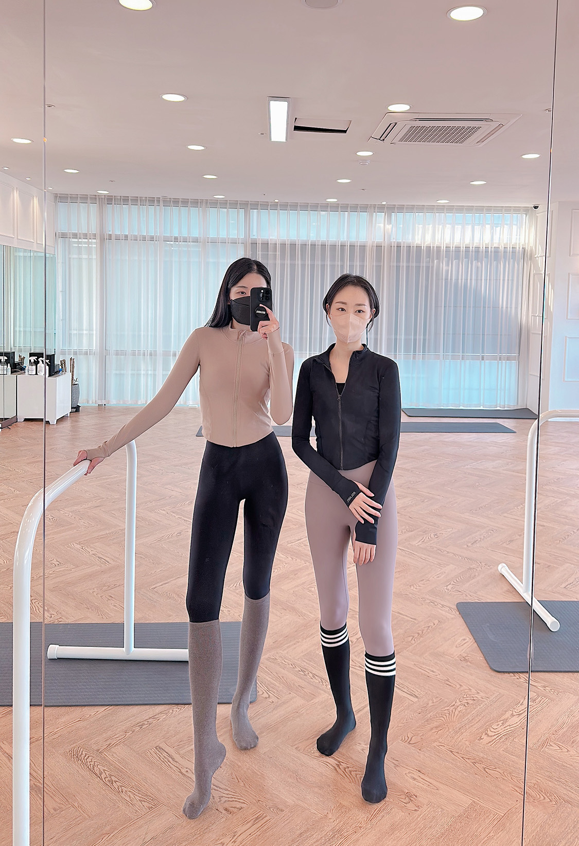 로라벨 자체제작 런 요가 레깅스 바지 필라테스복 여성 요가복 필라테스 하의 하이웨스트 옷 상세 이미지 41