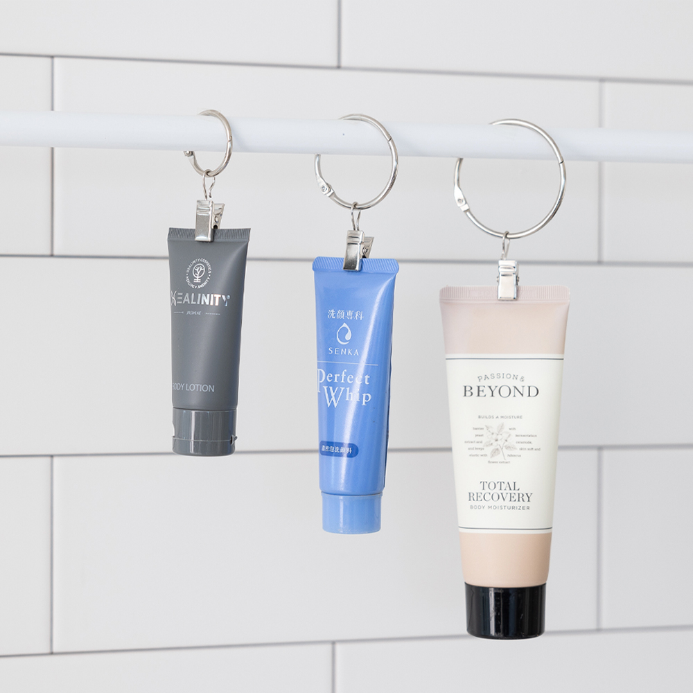 할메이드 커튼 압축봉 링 고리 걸이 오픈형 링집게 25mm 1p