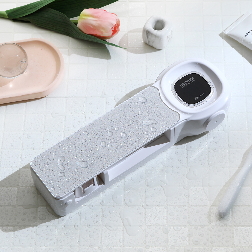 유토렉스 스텔라 UV-C 디스플레이 USB 충전식 가정용 무선 칫솔살균기 URT-121CHW - 상세 이미지 2