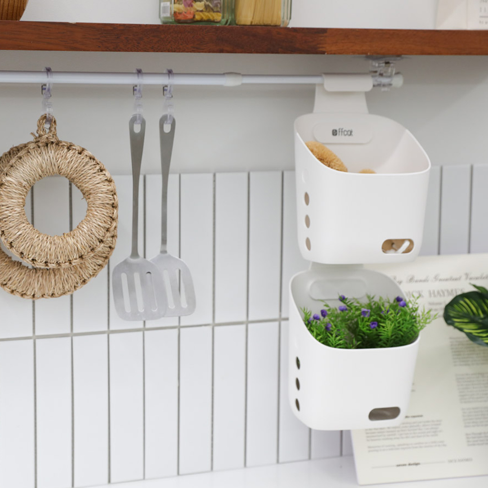 접착식 압축봉 클립 커튼봉 브라켓 고정 홀더