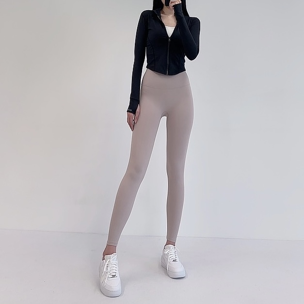 로라벨 자체제작 런 요가 레깅스 바지 필라테스복 여성 요가복 필라테스 하의 하이웨스트 옷 상세 이미지 37