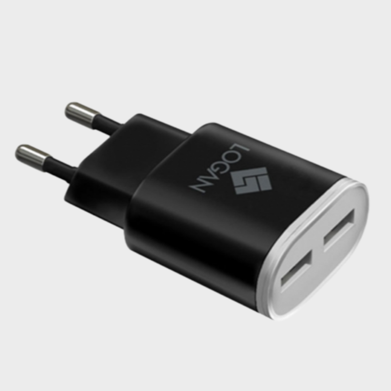 로건 USB 2구 듀얼 고속 충전어댑터 2.1A - 메인 이미지