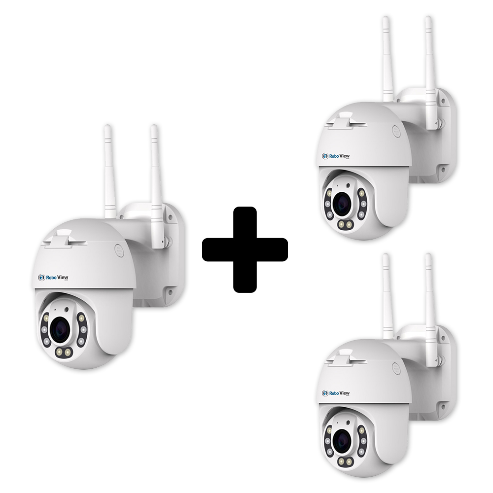 글로벌아이넷 로보뷰 P2 3세트 홈 CCTV 캠 3.6mm 200만화소 실내.외 - 상품 이미지
