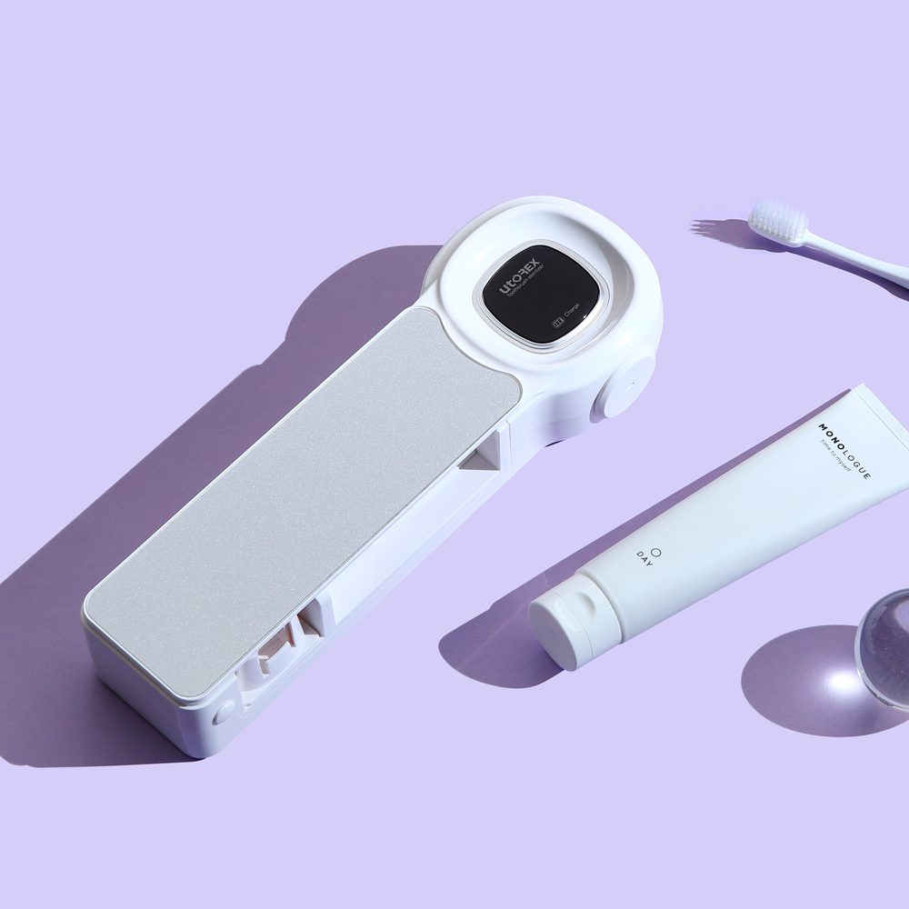 유토렉스 스텔라 UV-C 디스플레이 가정용 무선 칫솔살균기 URT-121CHW
