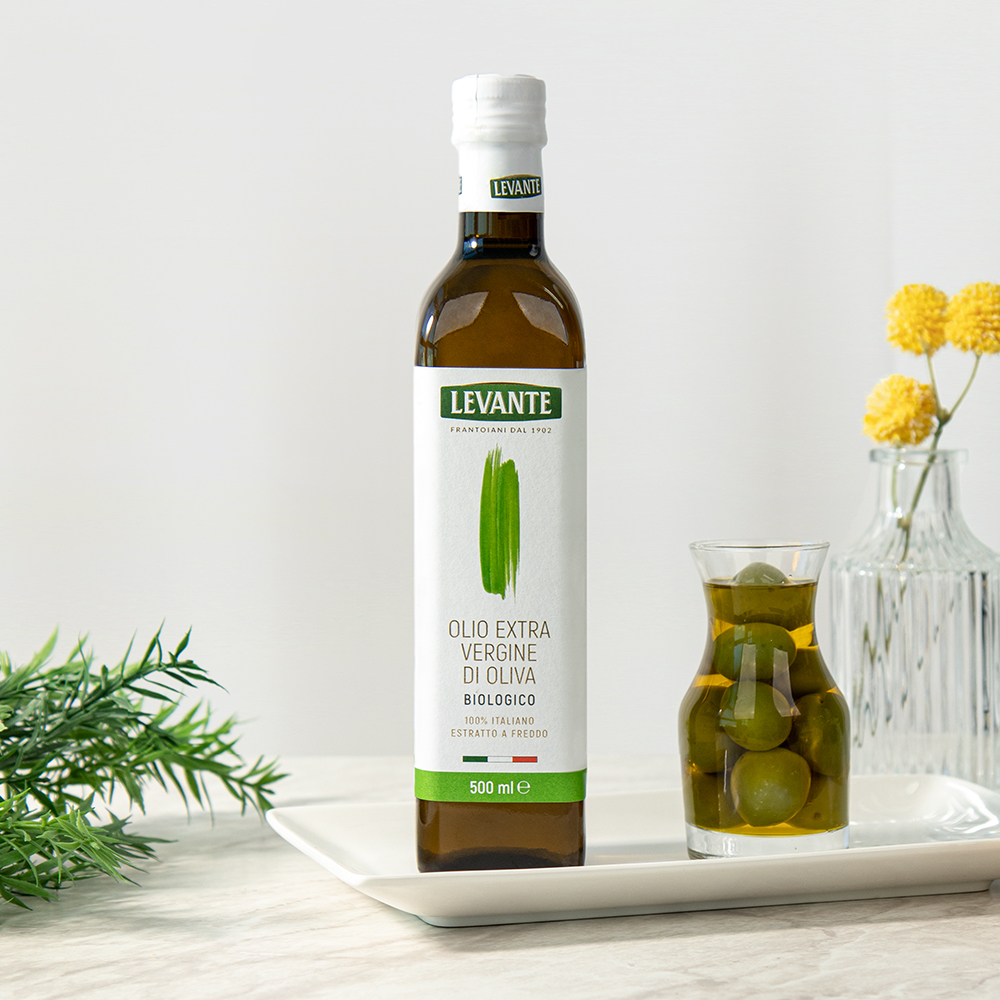 이탈리아 직수입 르반테 유기농 냉압착 엑스트라버진 올리브오일 500ml 공구 이미지