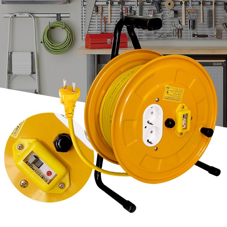 전선릴 접지 차단 연장 캠핑릴선 리드연결 코드 전기케이블 30호 60호 100호 - 상세 이미지 4