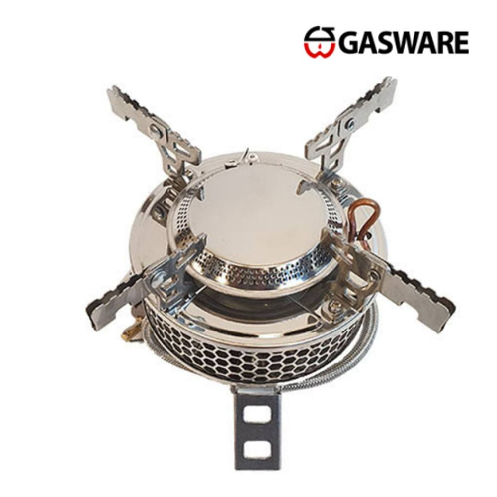 가스웨어 버너 파워 호스 스토브 실버