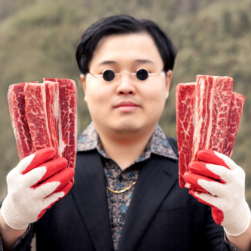 우대갈비 1kg la갈비 소고기 소갈비 토마호크 캠핑 음식 스테이크