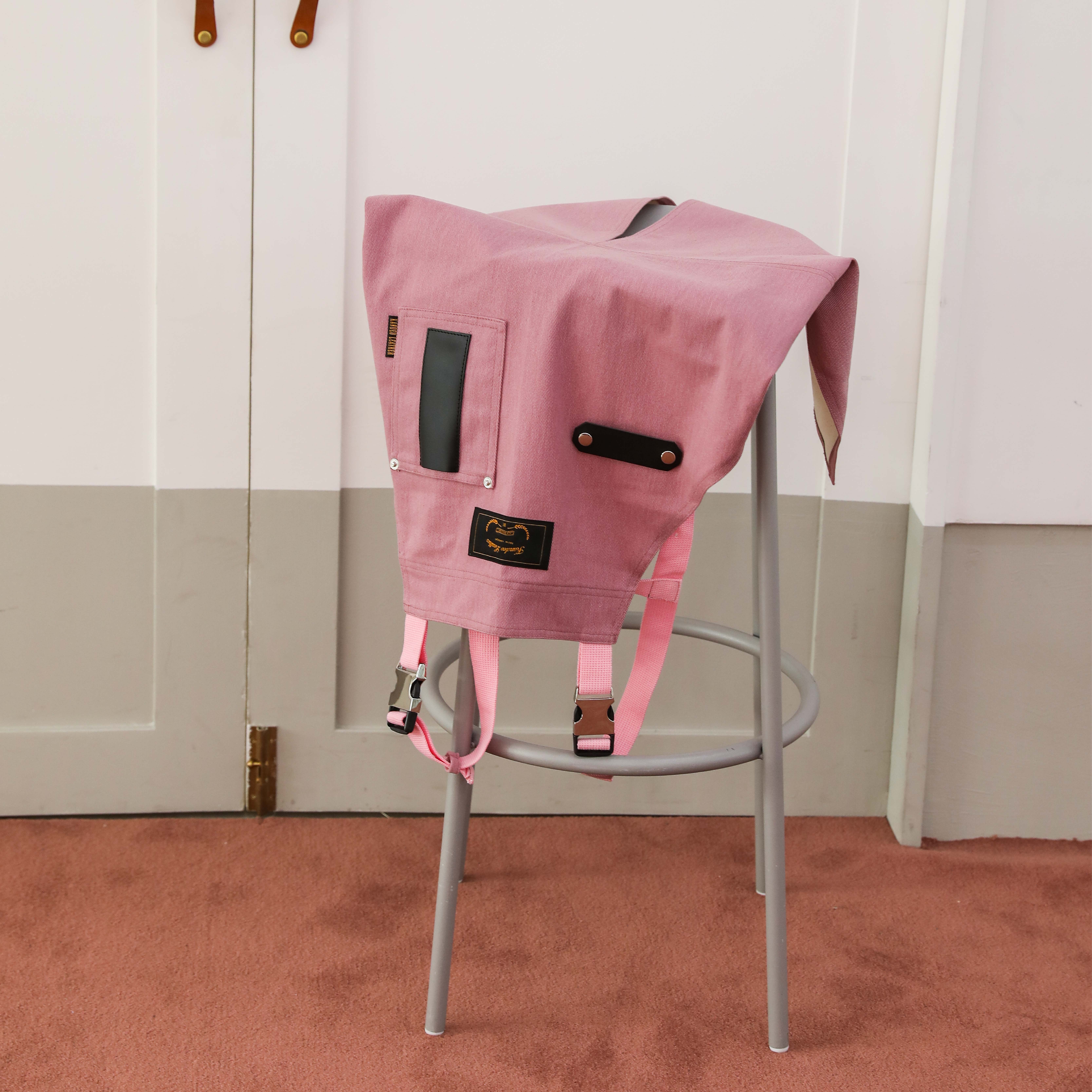 몬타나 핑크 칸데오레더 공방 꽃집 앞치마 플로리스트 카페 앞치마