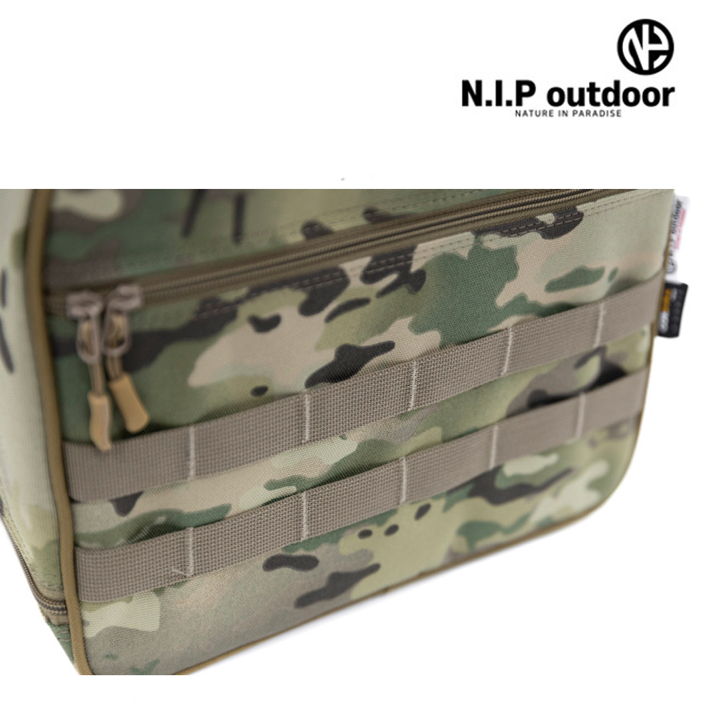 N.I.P 릴선 가방 카키카모 / 캠핑 감성 20M 수납 코듀라