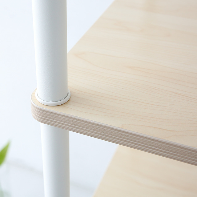 원목 우드 조립 선반 diy 화이트 5단 분유존 다용도실 베란다 수납선반 600 이미지 7