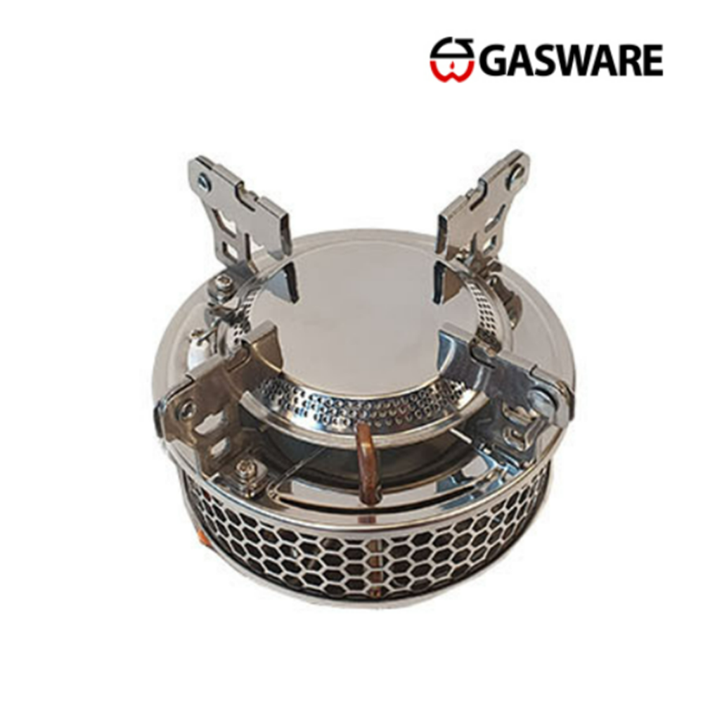 가스웨어 버너 파워 호스 스토브 실버