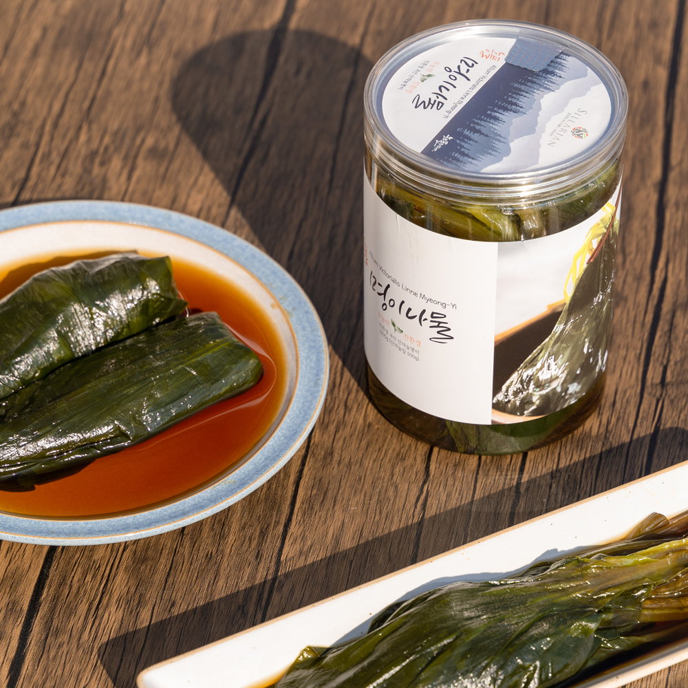 국산 친환경 무농약 명이나물 장아찌 300g 농부플러스 - 상세 이미지 5