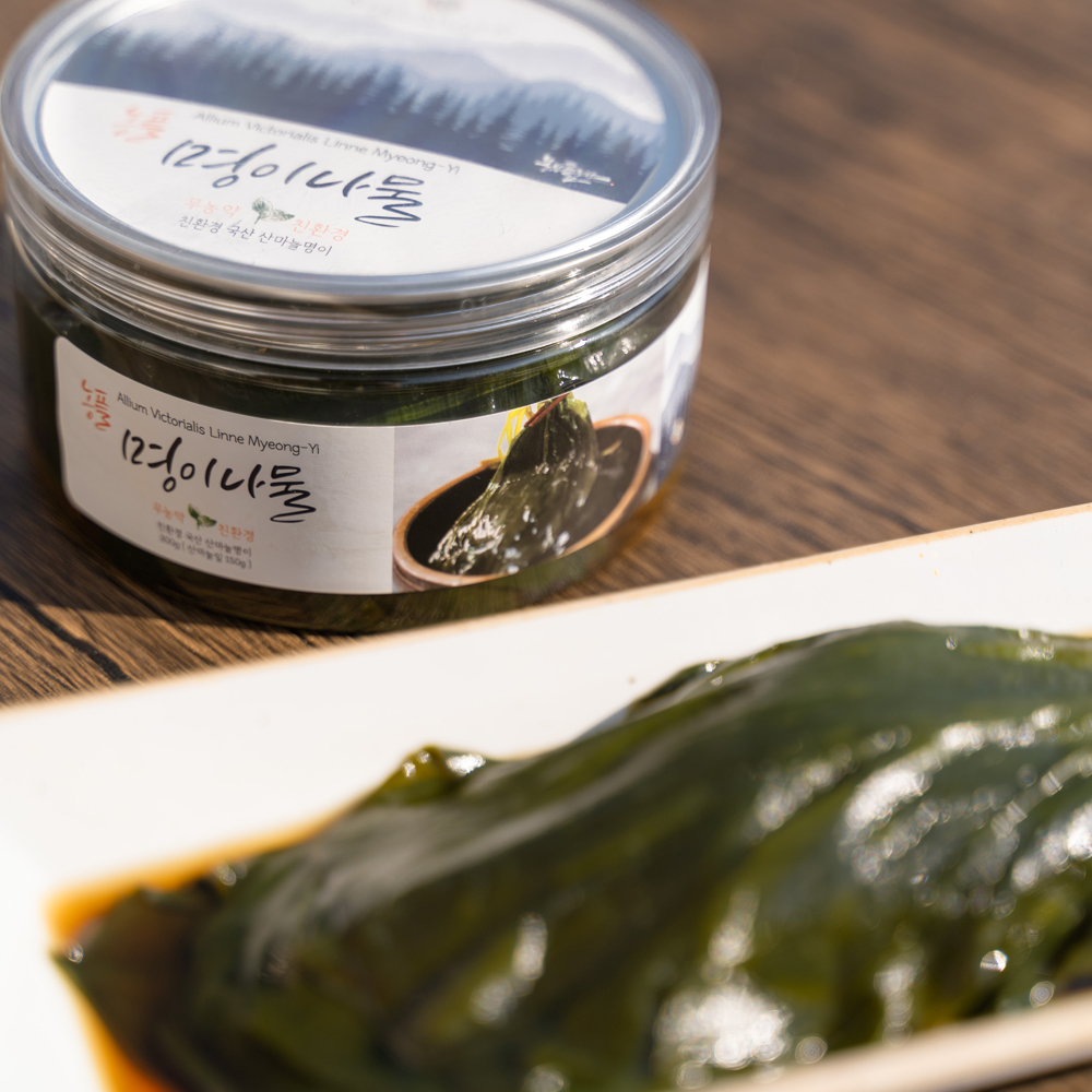 국산 친환경 무농약 명이나물 장아찌 300g 농부플러스 - 상세 이미지 3