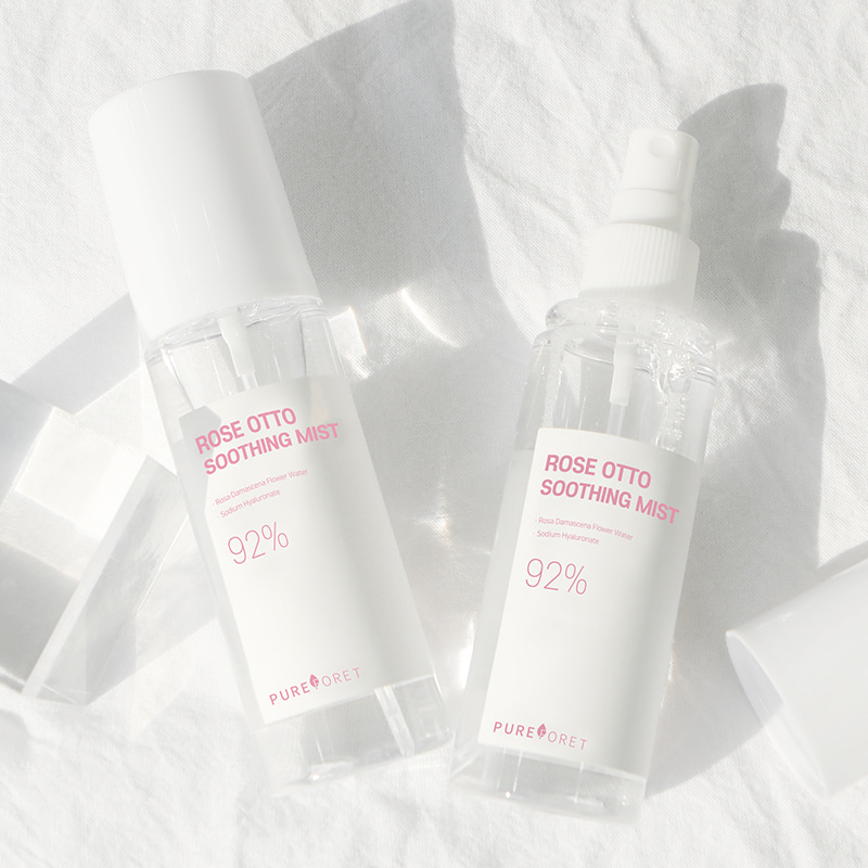 퓨어포레 로즈오또 로즈워터 쿨링 진정 수분 수딩 보습 스킨 페이스 얼굴 미스트 90ml 이미지 7