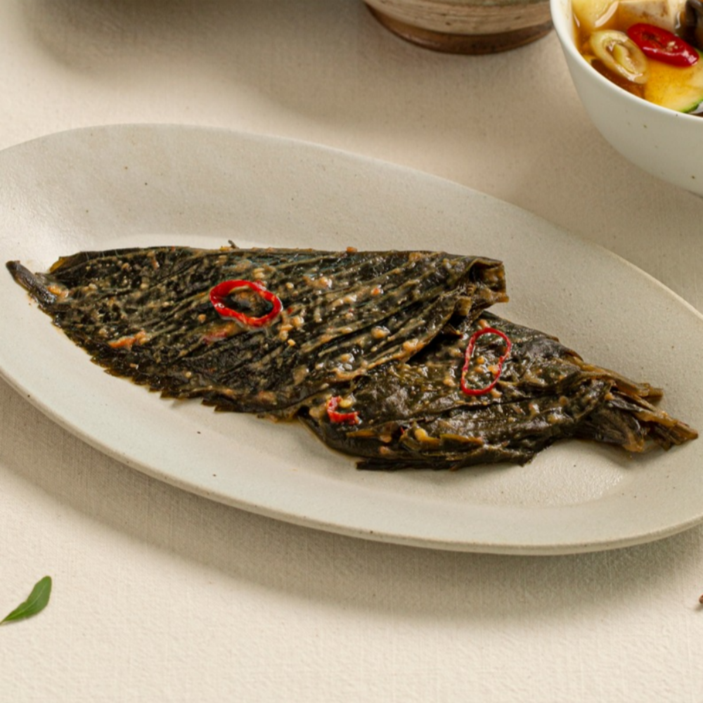 깻잎 무침 장아찌 3종 양념 간장 된장 2kg 4kg 16kg 대용량 가정용 업소용 식당 도매 삭힌 깻잎지 - 상세 이미지 4