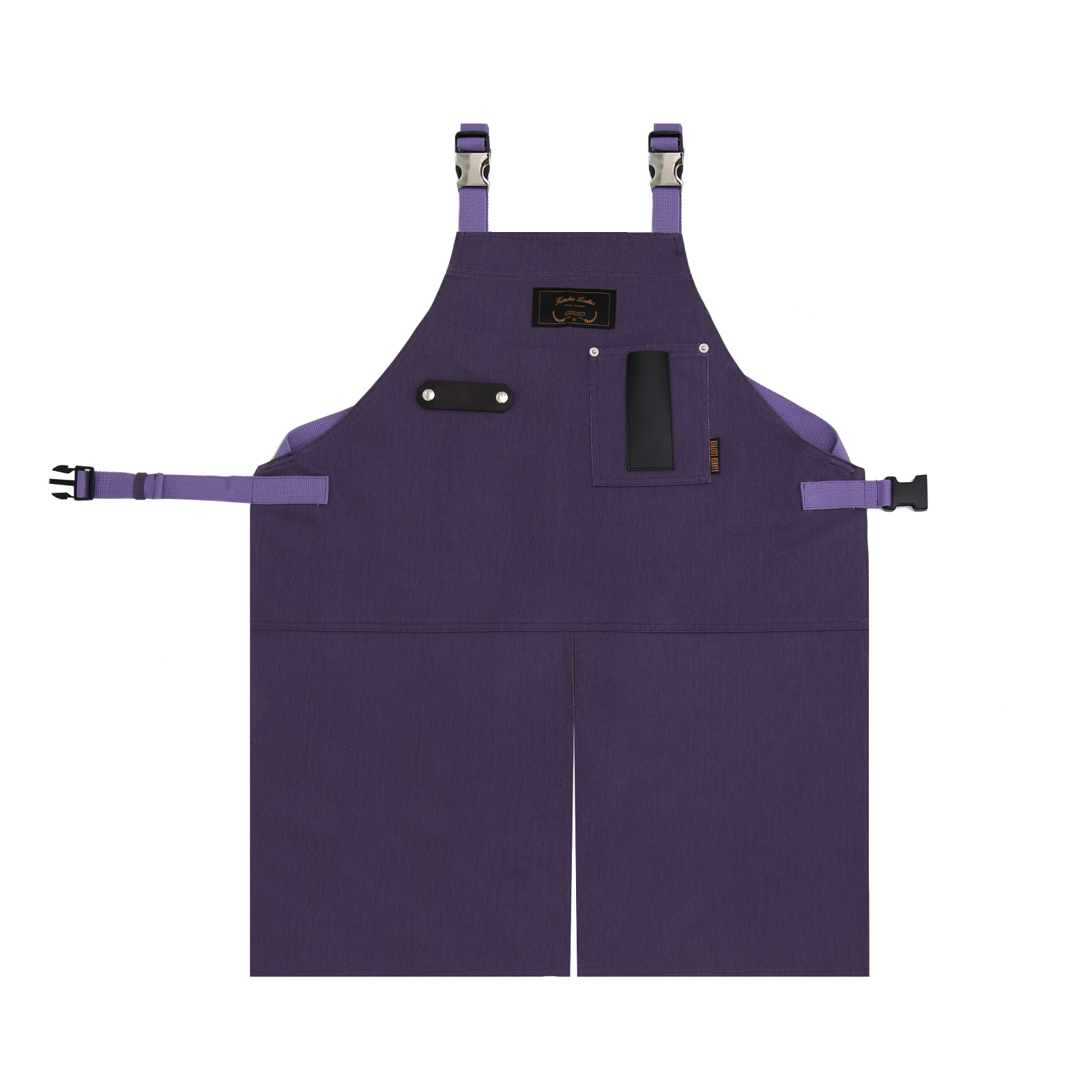 몬타나 퍼플 칸데오레더 공방 미용실 카페 미용사 바리스타 앞치마 가죽 앞치마