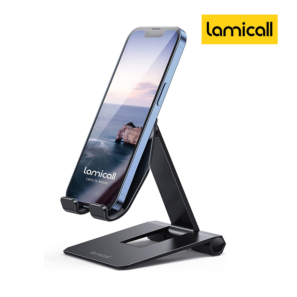 라미콜 휴대폰 휴대용 접이식 거치대 Lamicall 핸드폰 스탠드 아이패드 태블릿 호환 - 메인 이미지
