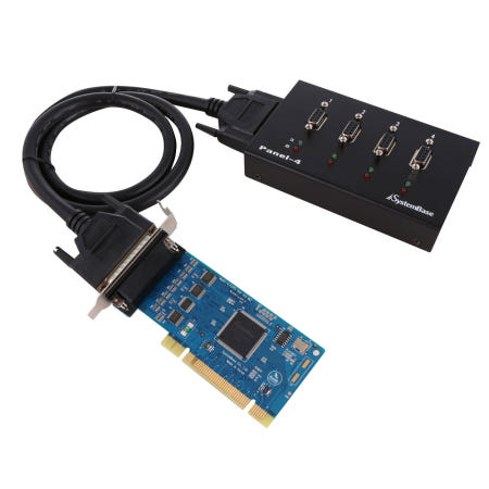시스템베이스 Multi-4/LPCI RS232 (카드+패널) Multi-4/LPCI 카드 + Panel-4/RS232 4포트 RS232(Female) 패널(Panel)