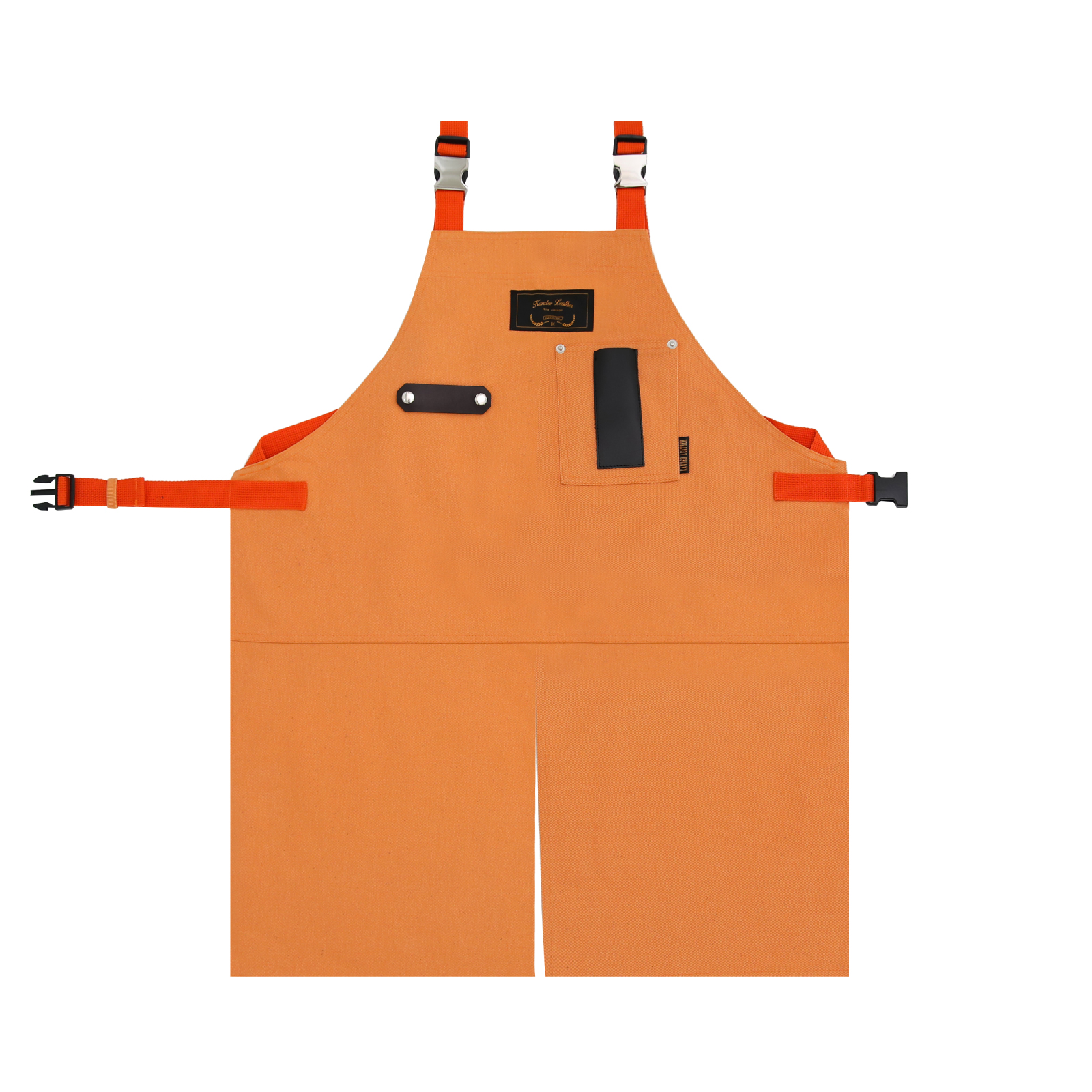 몬타나 오렌지 칸데오레더 공방 미용실 카페 미용사 바리스타 앞치마 가죽 앞치마