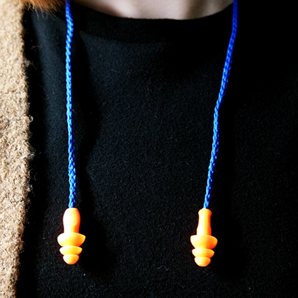 소음방지 목걸이 귀마개 이어플러그 수면 차단