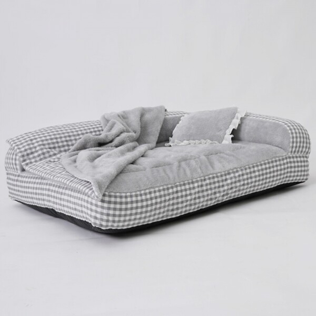 호텔 강아지 침대 이불 고양이 애견 쇼파 펫쿠션 베개 포함 대형