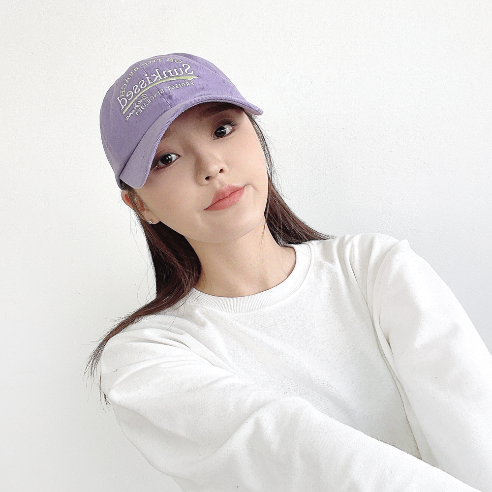 썬키드 캔디 코튼면 남녀공용 볼캡 모자 - 상세 이미지 3