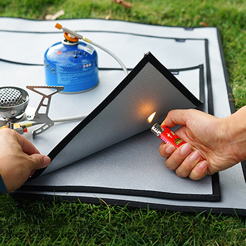 캠핑 방화포 불티방지 커버 화재예방 방염포 버너받침 방화매트 CE-008