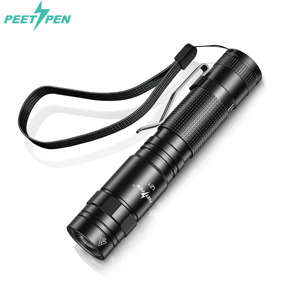 우벤 L21 소형 손전등 LED 충전식 후레쉬 휴대용 랜턴 낚시 등산 캠핑 다용도 라이트