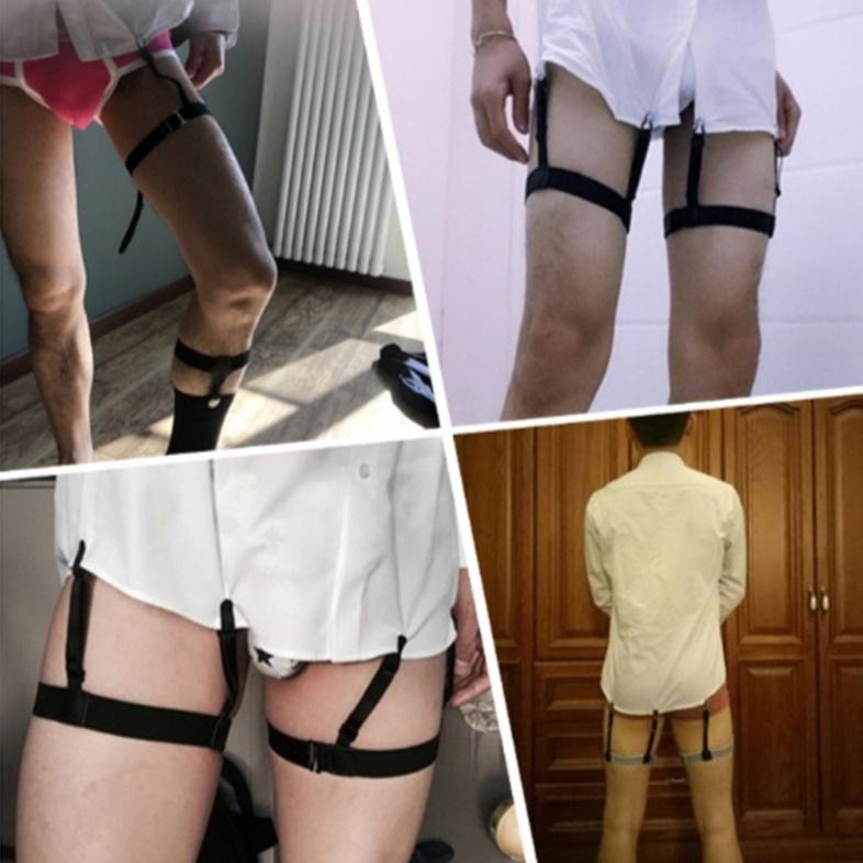 남자가터벨트 남성용가터벨트 허벅지 초커 셔츠 고정 이미지