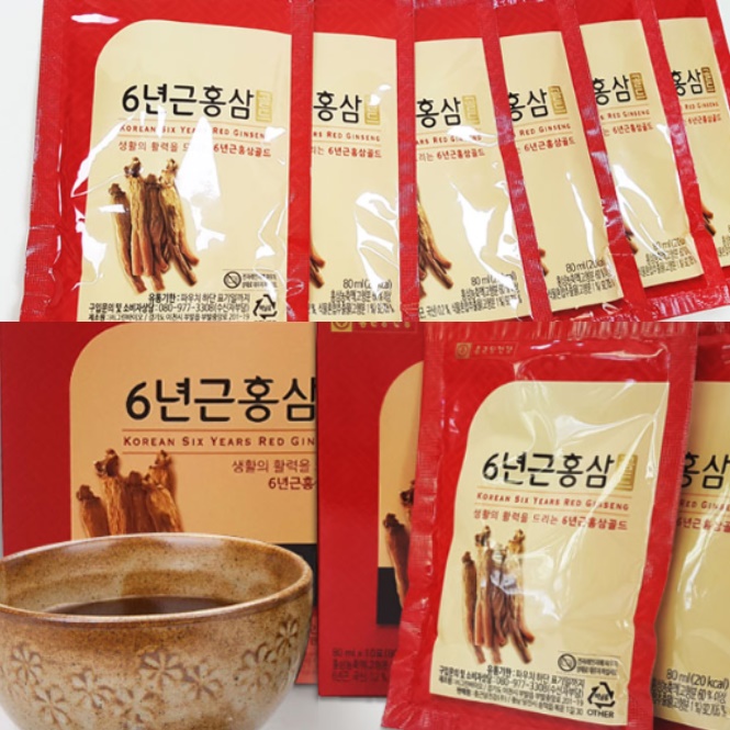 6년근 홍삼 농축액 홈쇼핑홍삼 추출액 60대 홍삼 엑기스 60포 - 메인 이미지